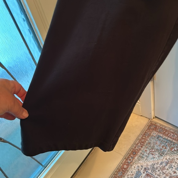 100% Cotton Black pants. Wide leg and soft. GUC - Picture 3 of 6